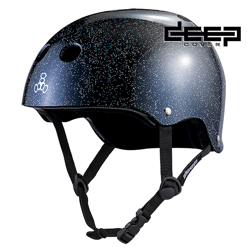 DEEP COVER Helmet in Black Glitter