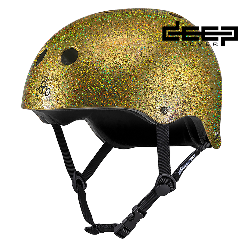 DEEP COVER Helmet in Gold Glitter