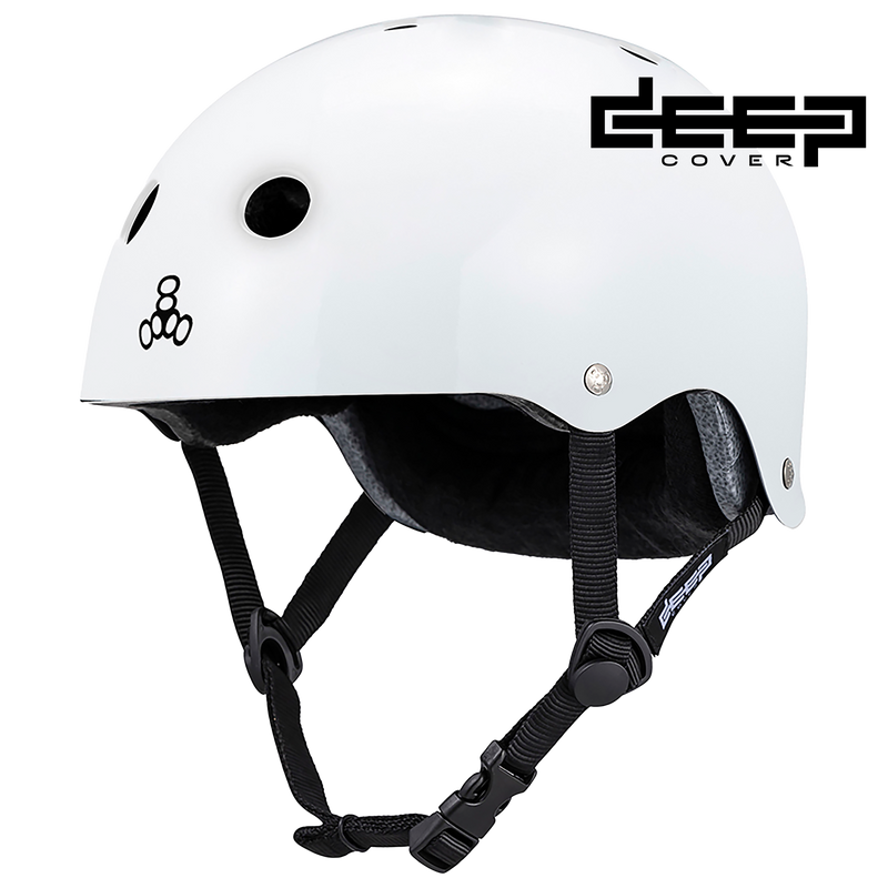 DEEP COVER Helmet in White Glossy