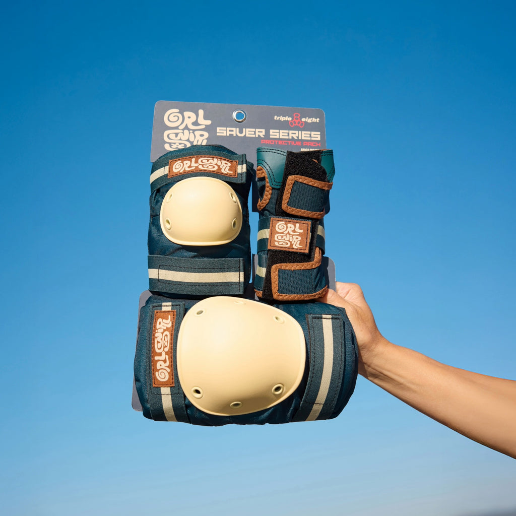 Saver Series Pads 3-Pack - GRLSWIRL Signature Edition-Retro-Blue-Gray