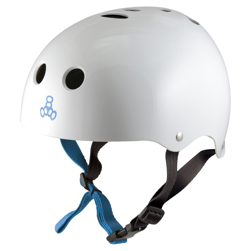 Sweatsaver Halo Water Helmet in White Glossy