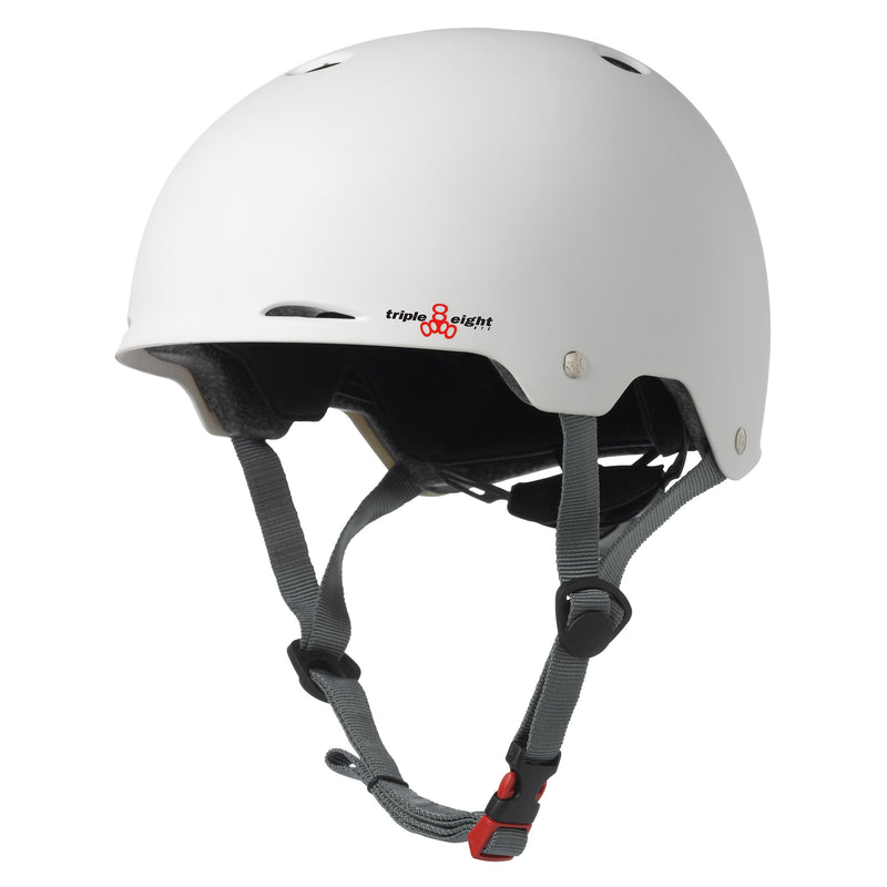 Dual Certified Gotham Helmet in White Matte